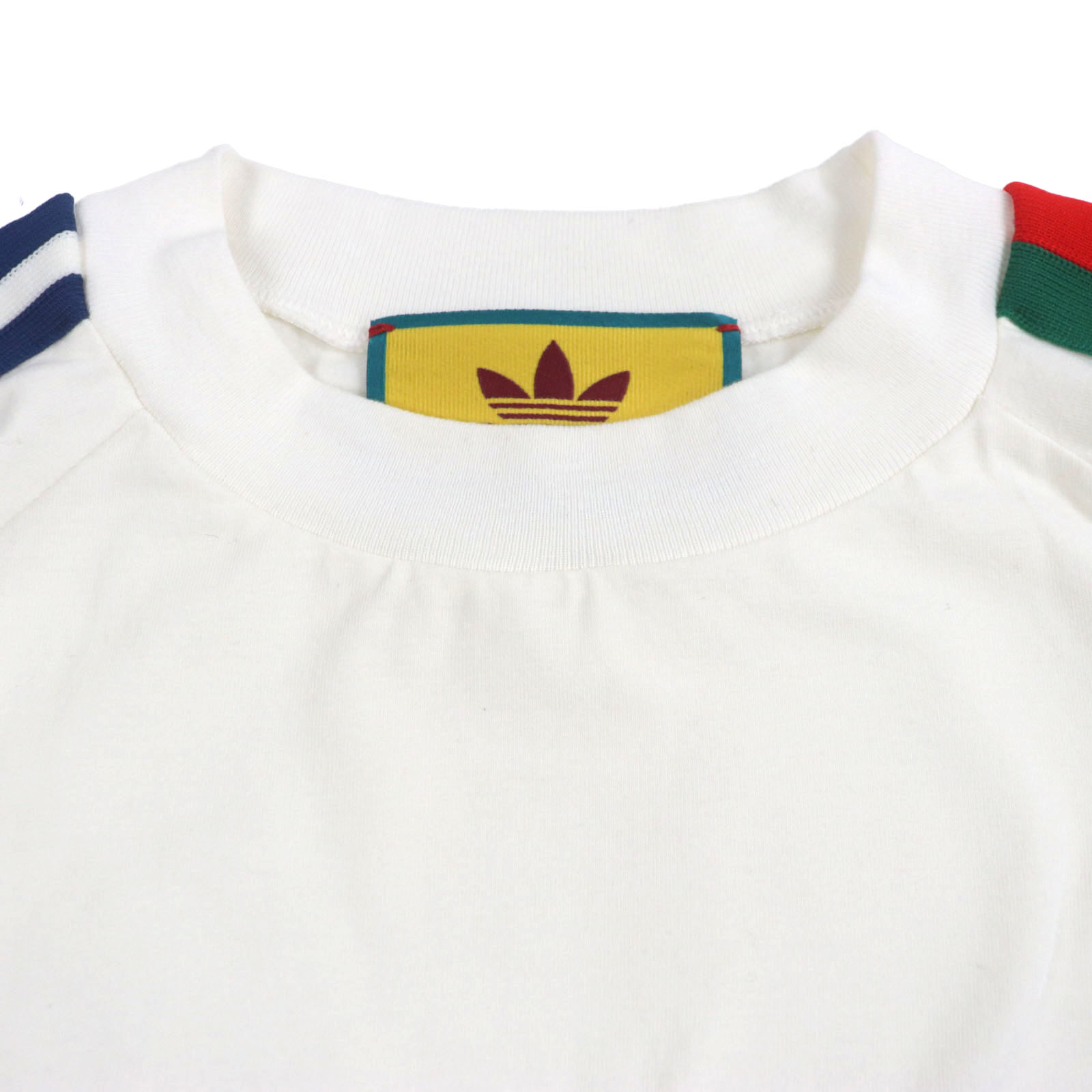 GUCCI×adidas Short sleeve T-shirt white cotton mens XS 692114 | eBay