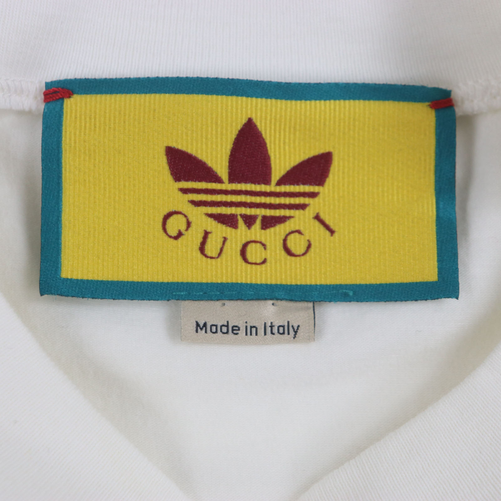 GUCCI×adidas Short sleeve T-shirt white cotton mens XS 692114 | eBay