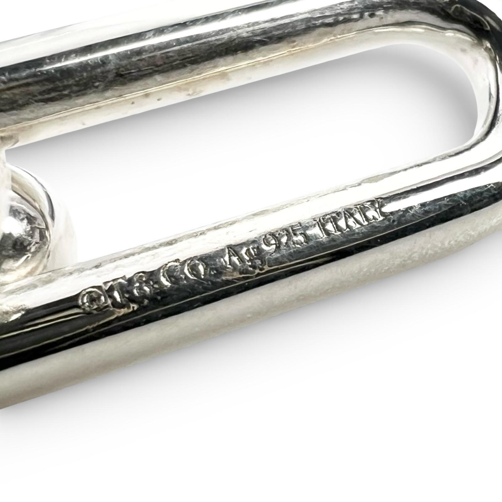 Tiffany&Co. Hardware Double Link Silver #321810T15B Tiffany & Co. Sterling Silver HardWear Large Double Link  main image 4