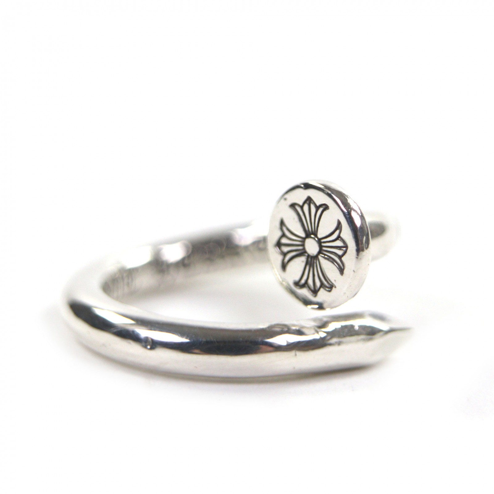 2*T様 Chrome Hearts Nail Ring シルバーリング 役20 Great CHROME HEARTS Ring NAIL FLAT CH Plus Silver 925 mens | eBay