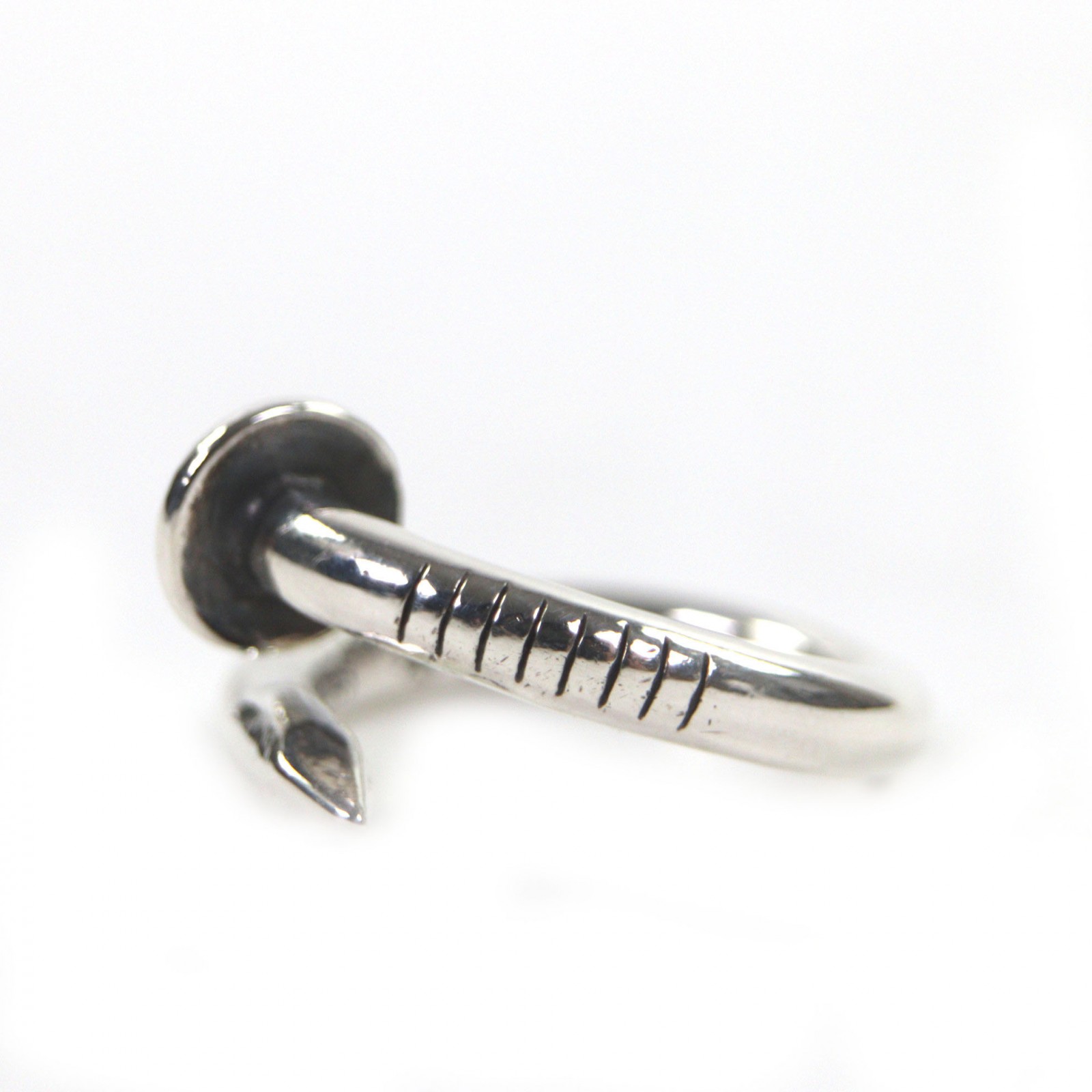 Great CHROME HEARTS Ring NAIL FLAT CH Plus Silver 925 mens | eBay