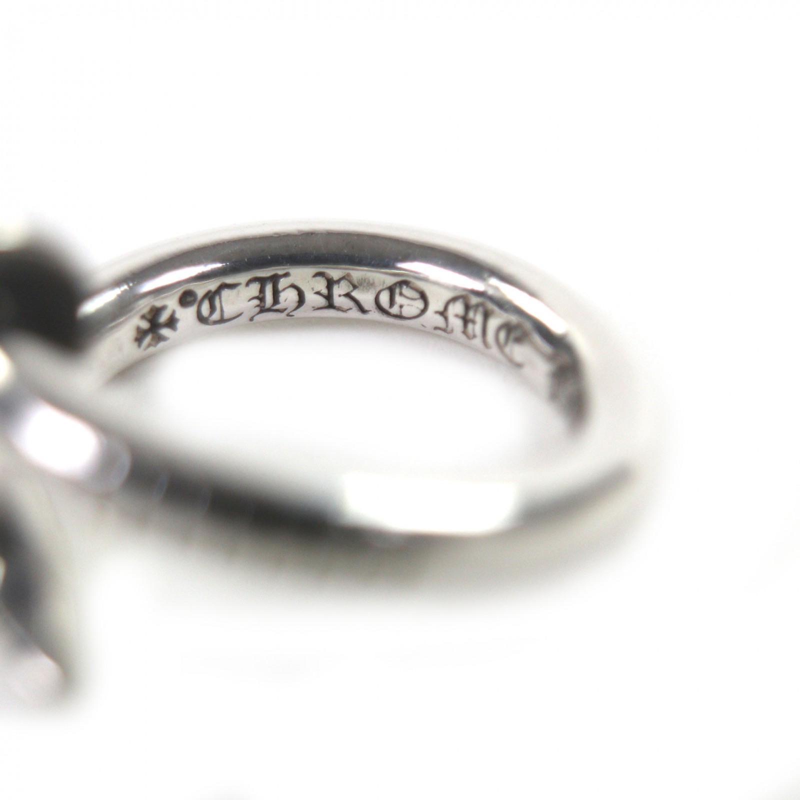 Great CHROME HEARTS Ring NAIL FLAT CH Plus Silver 925 mens | eBay