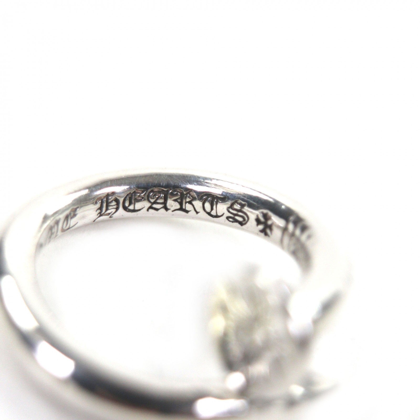 Great CHROME HEARTS Ring NAIL FLAT CH Plus Silver 925 mens | eBay