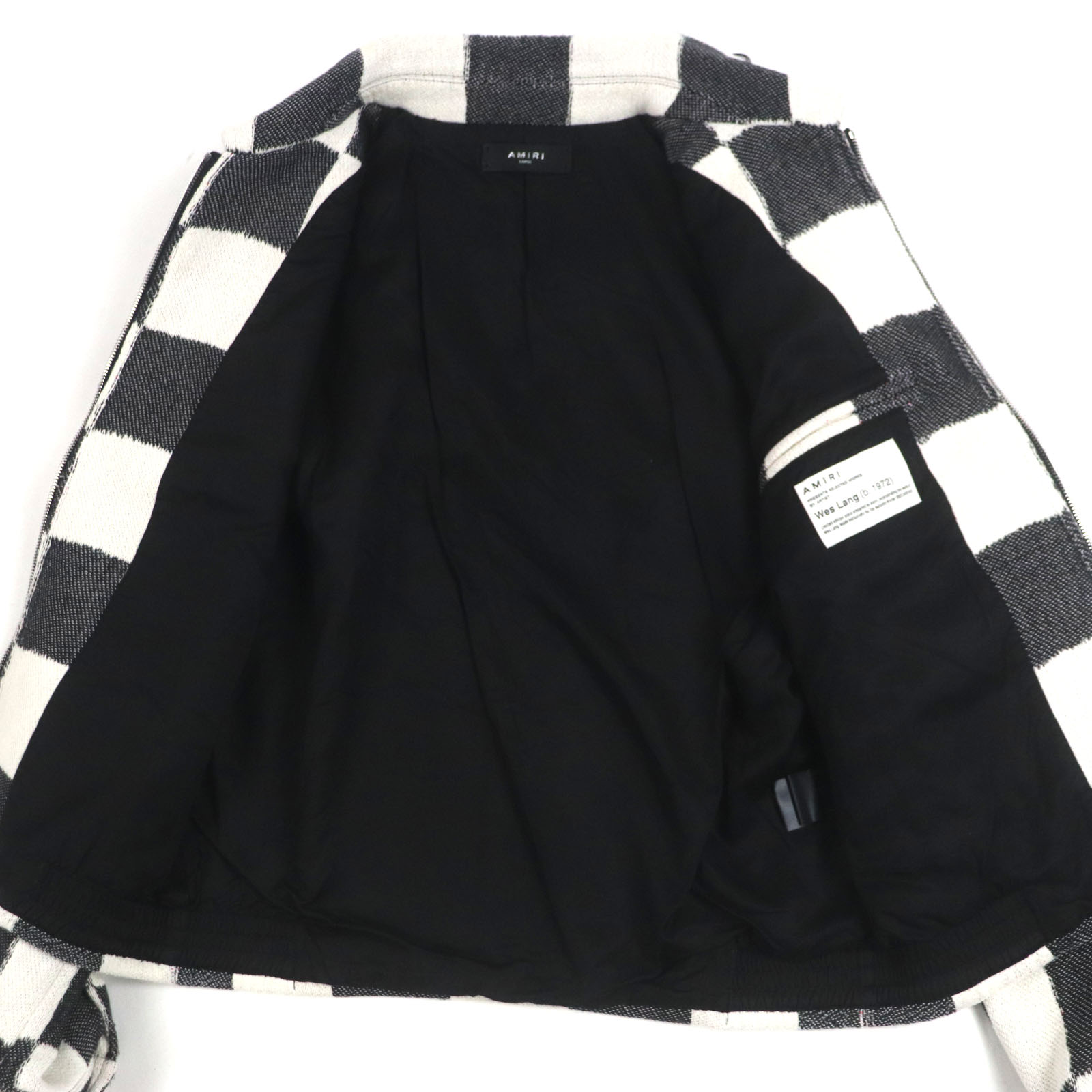 AMIRI WES LANG Jacket SACRIFICE JACKET White black cotton mens L