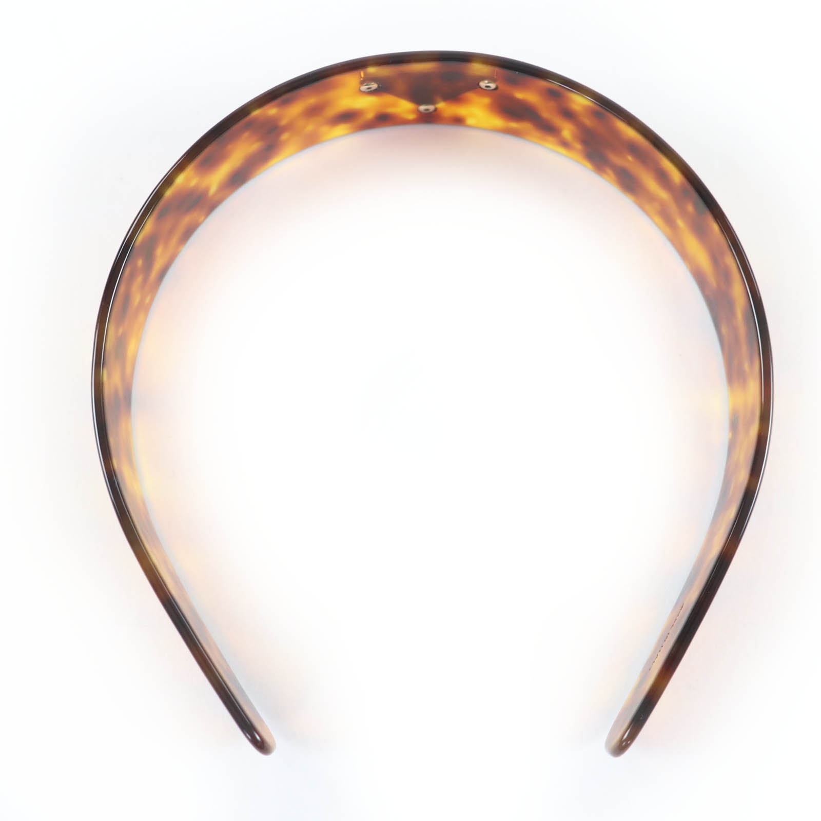 Great PRADA Current Triangle Logo Tortoiseshell Pattern Plex