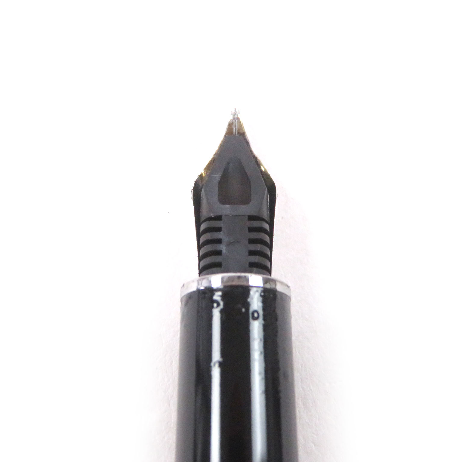 Very Good LOUIS VUITTON fountain pen Dock lacquer Cap type black