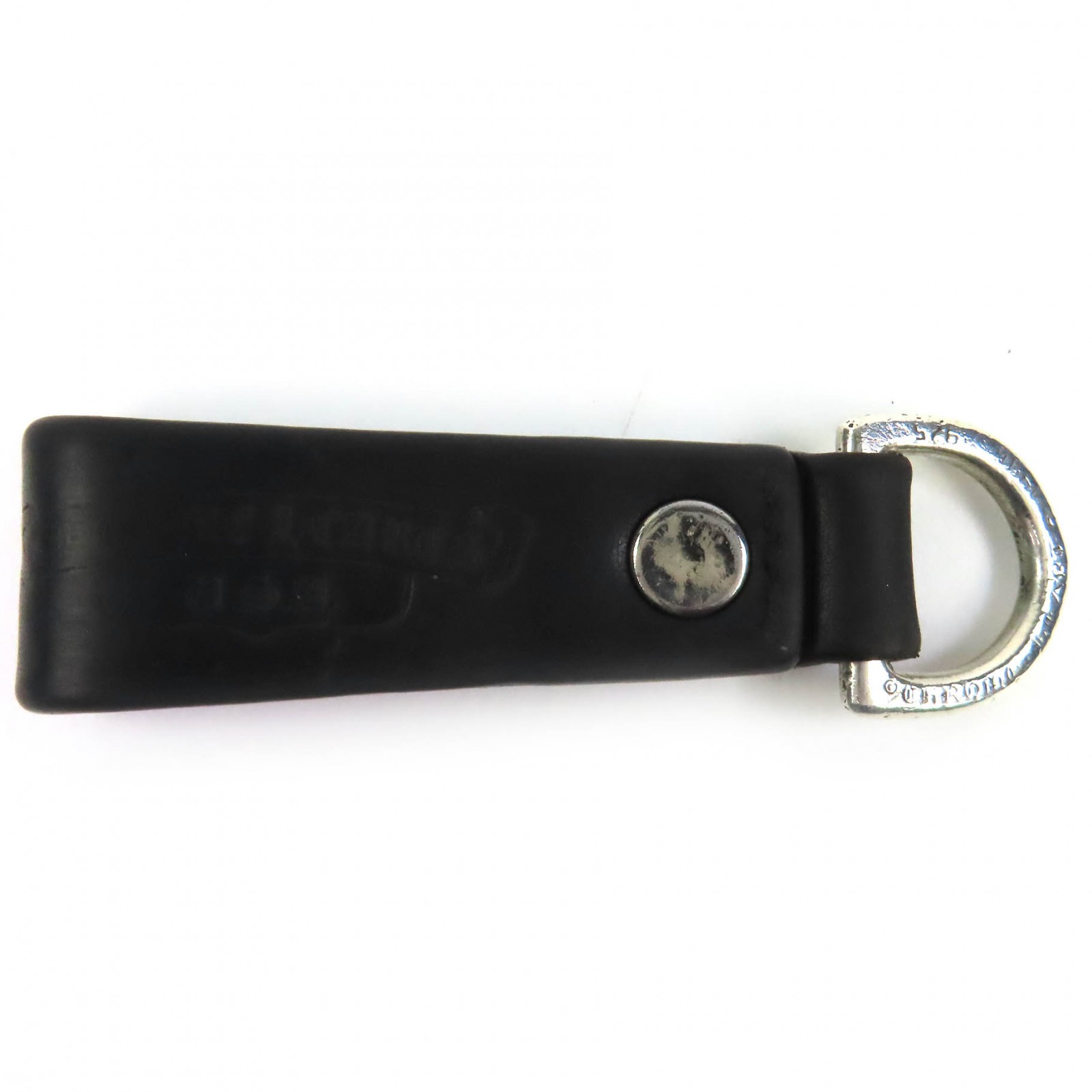 Great CHROME HEARTS Crossball D-ring belt loop keychain with