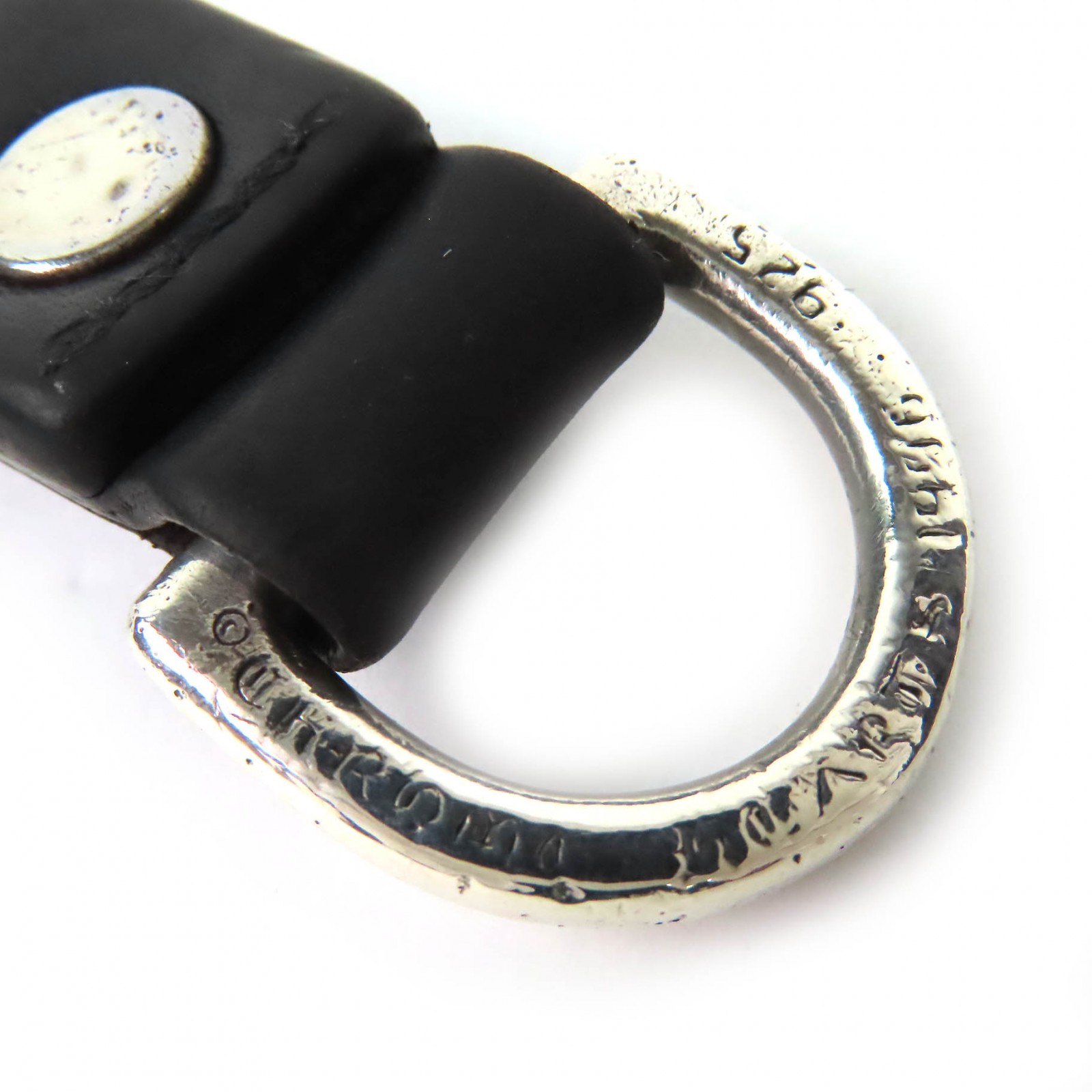 Great CHROME HEARTS Crossball D-ring belt loop keychain with