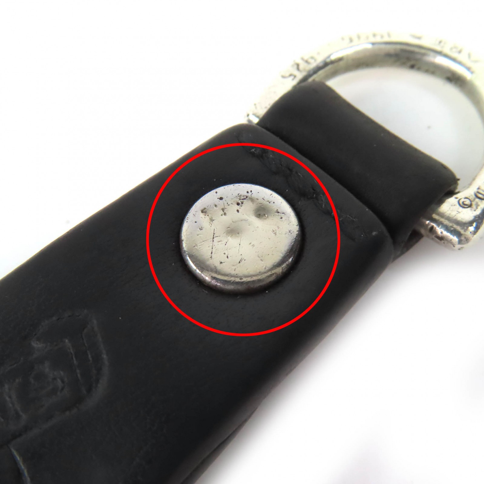 Great CHROME HEARTS Crossball D-ring belt loop keychain with