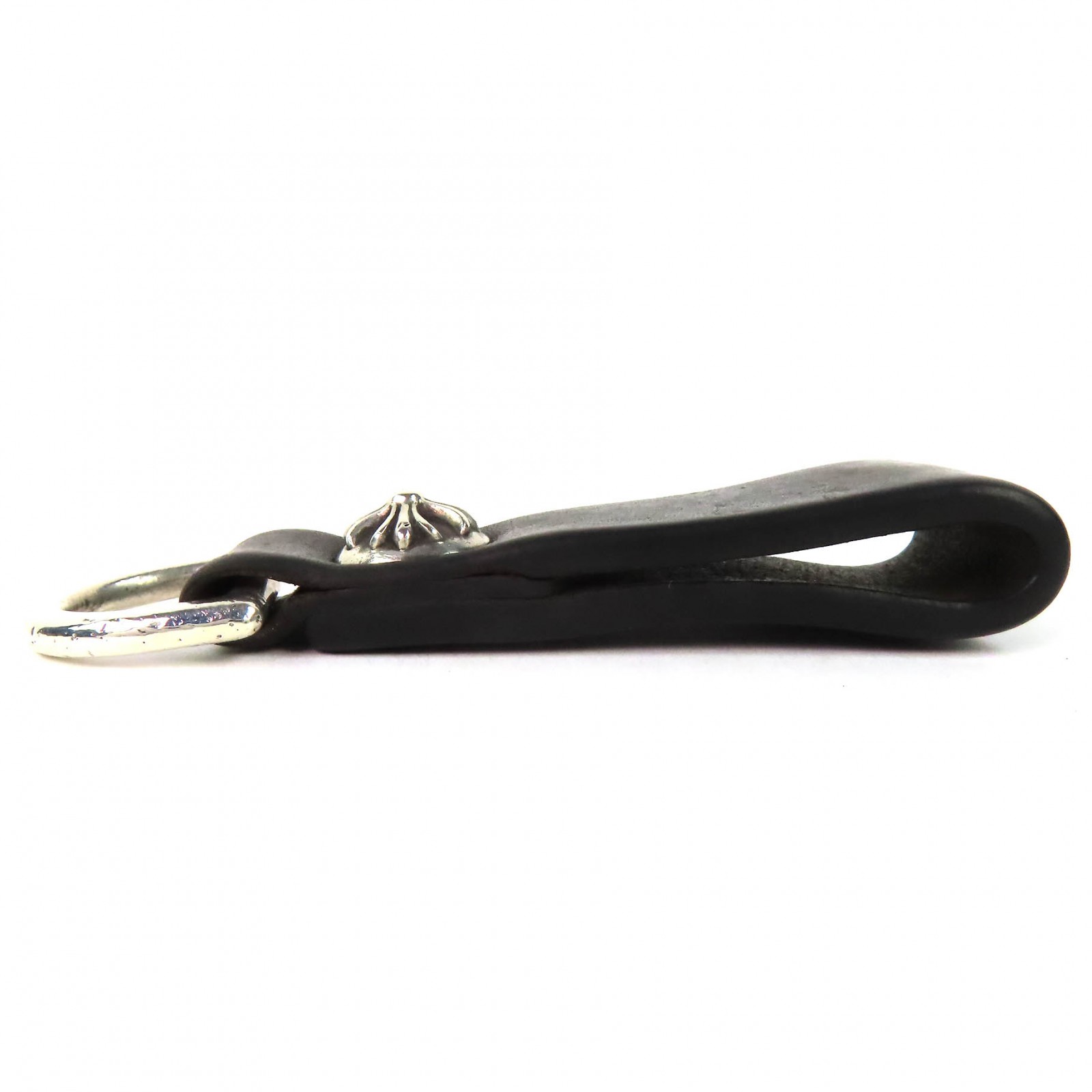 Great CHROME HEARTS Crossball D-ring belt loop keychain with