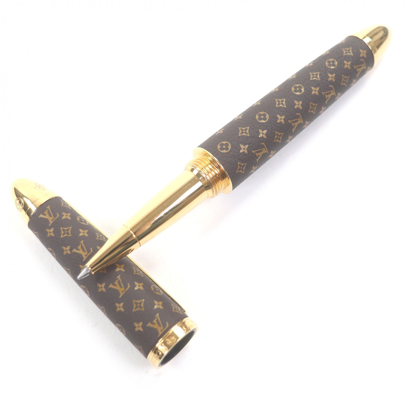 Great LOUIS VUITTON Ballpoint pen Rollerball Pen Dock Monogram | eBay