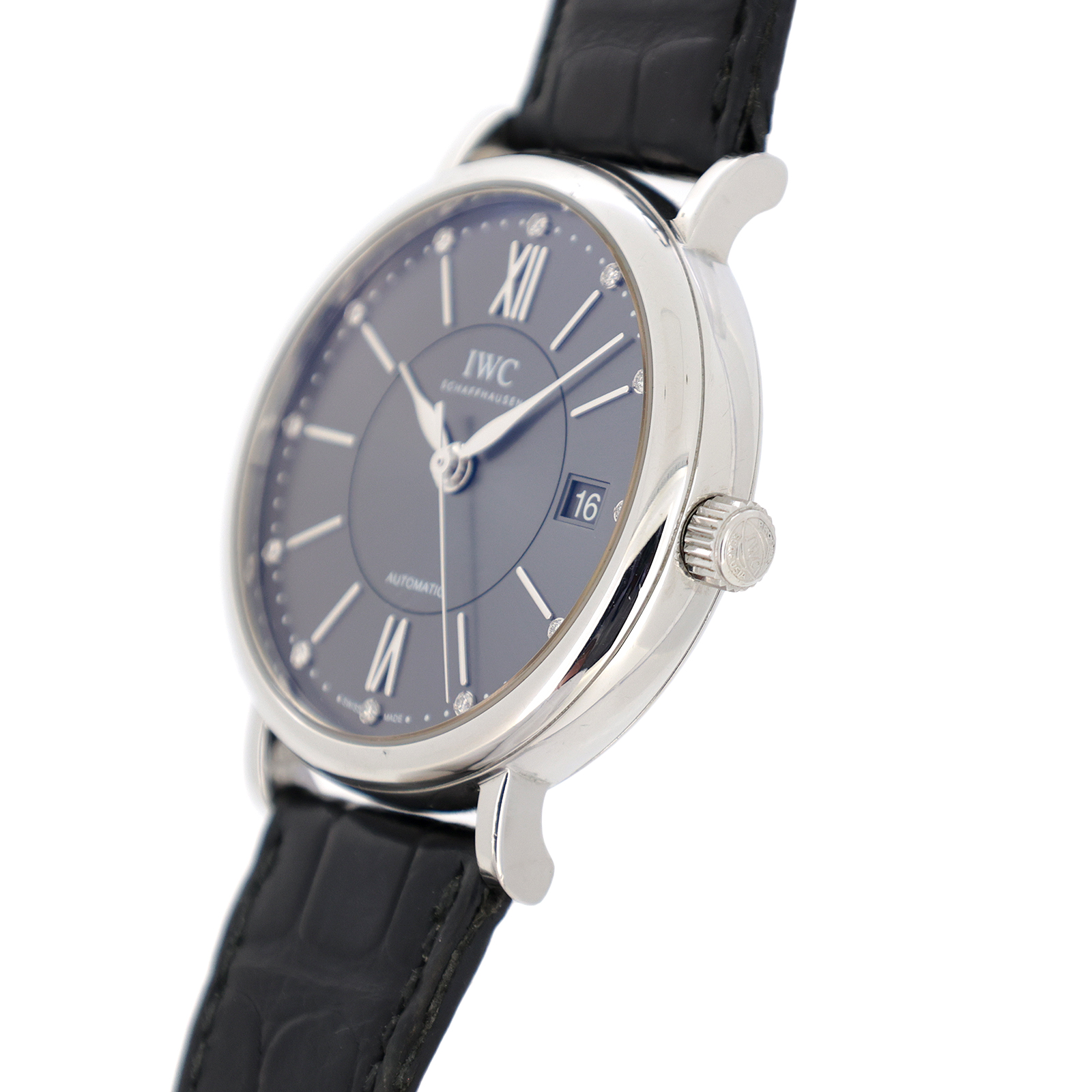 IWC SCHAFFHAUSEN Portofino IW458102 12P diamond Automatic Boy\'s Watch_950675 IWC Schaffhausen IW458102 Portofino Automatic 37 Ardoise  main image 4