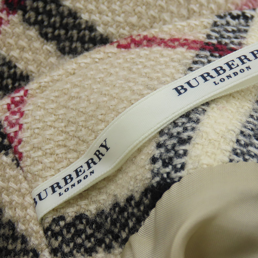 BURBERRY　ノバチエック　スカート　36　麻50%綿50% Burberry Skirt with check pattern | Women's Clothing | Vitkac