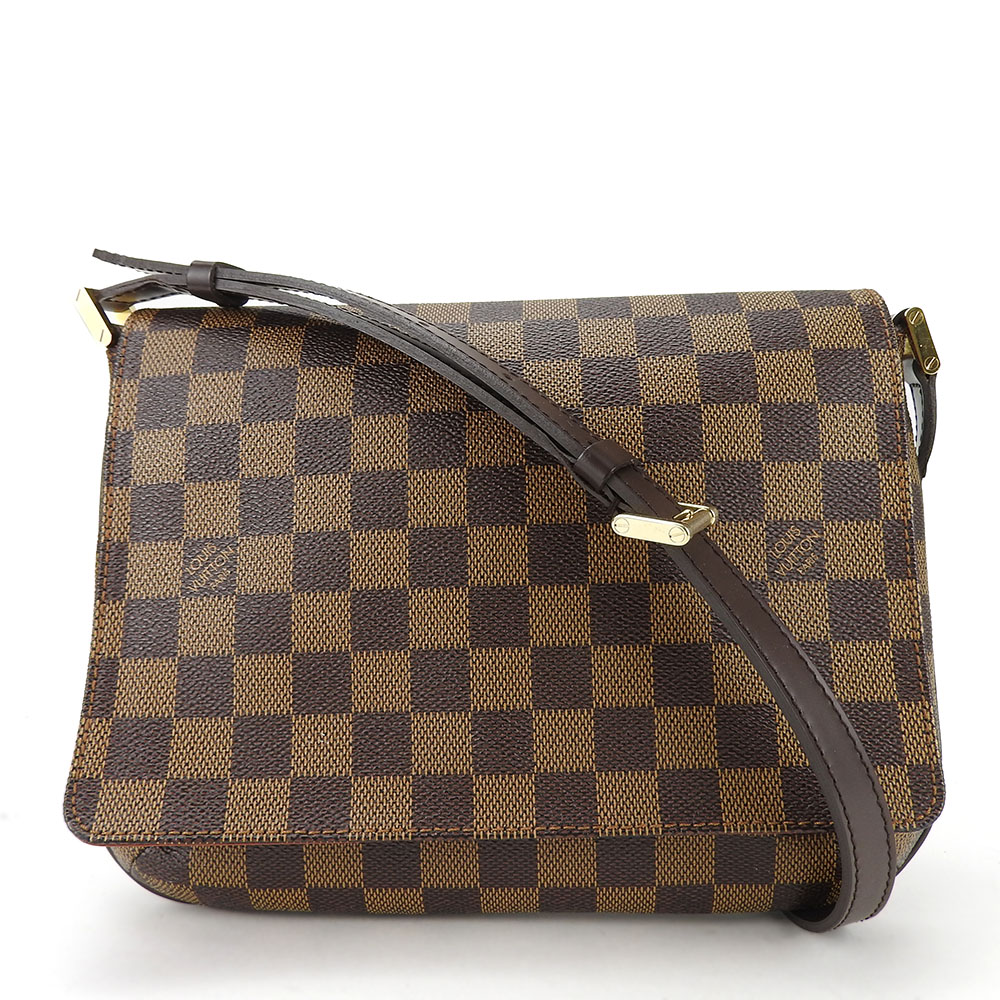 USED LOUIS VUITTON Muse Tango N51255 Damier canvas Gold Metal