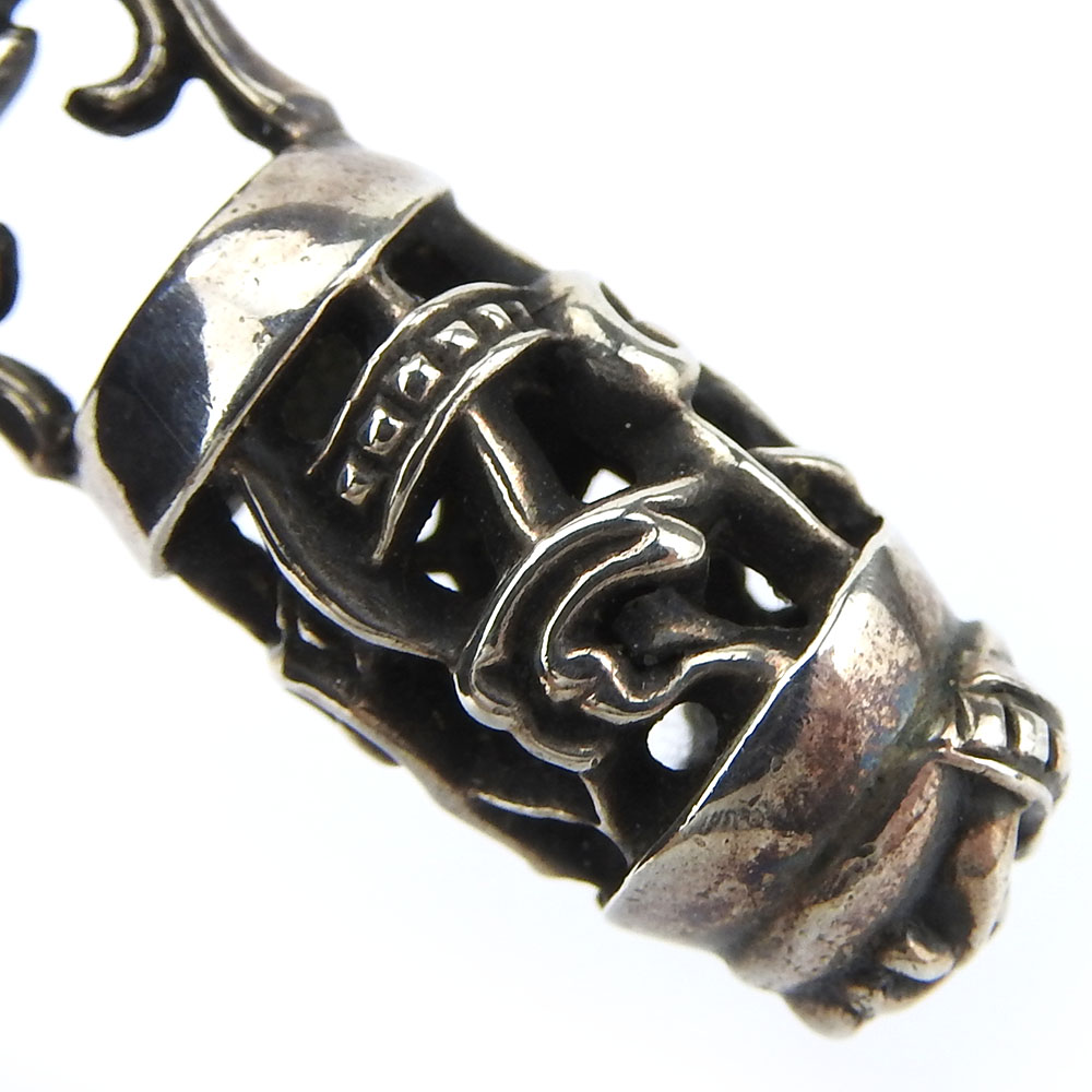 CHROME HEARTS CELTIC ROLLER Old Celtic Roller Pendant Top