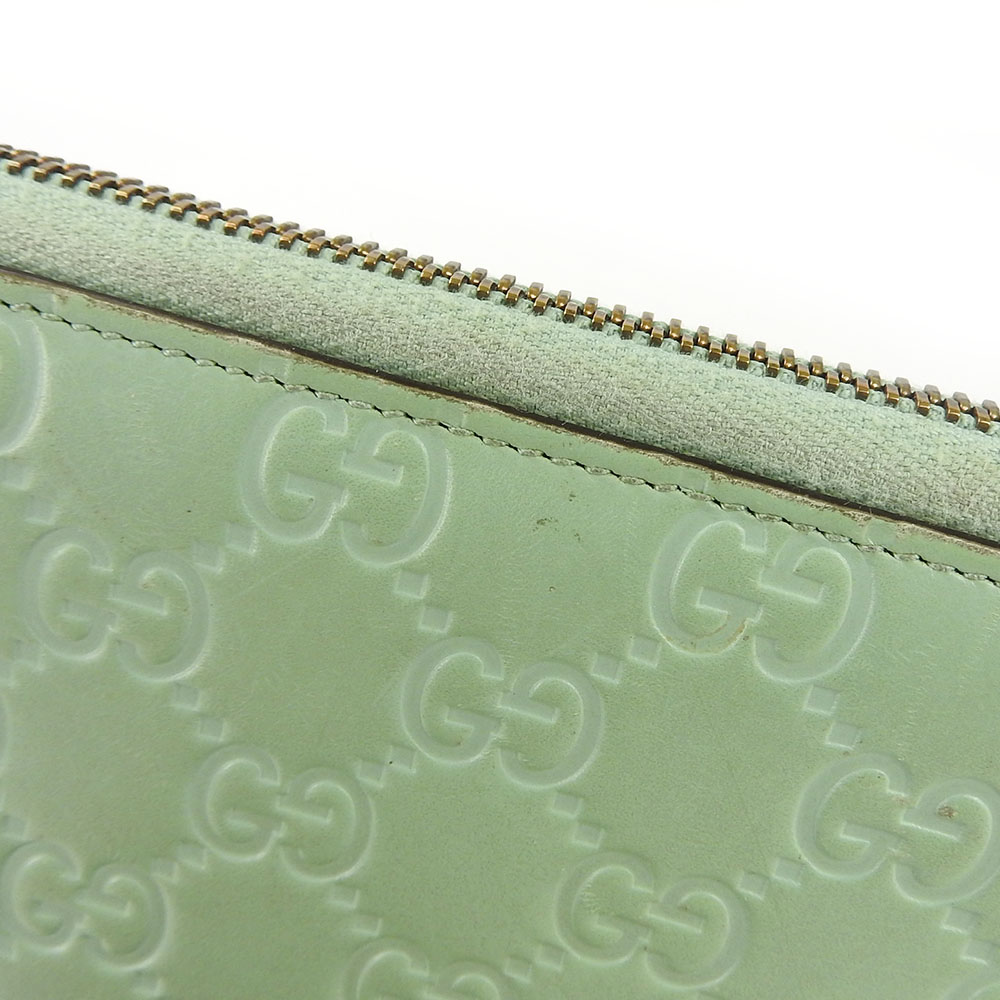中古】 グッチ 長財布 ラウンドファスナー 548058 シマレザー