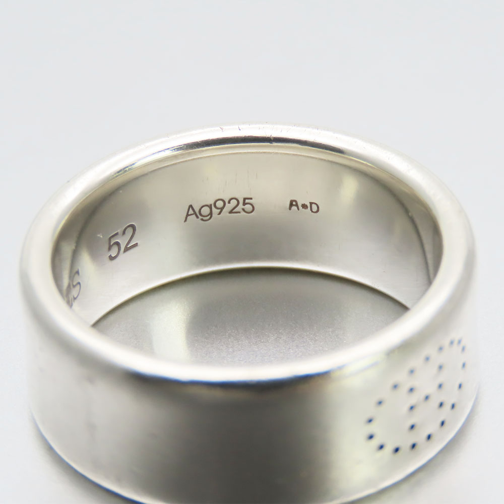 USED HERMES Ring Evelyn US 6-6.5 52 Silver925 7.9g Silver