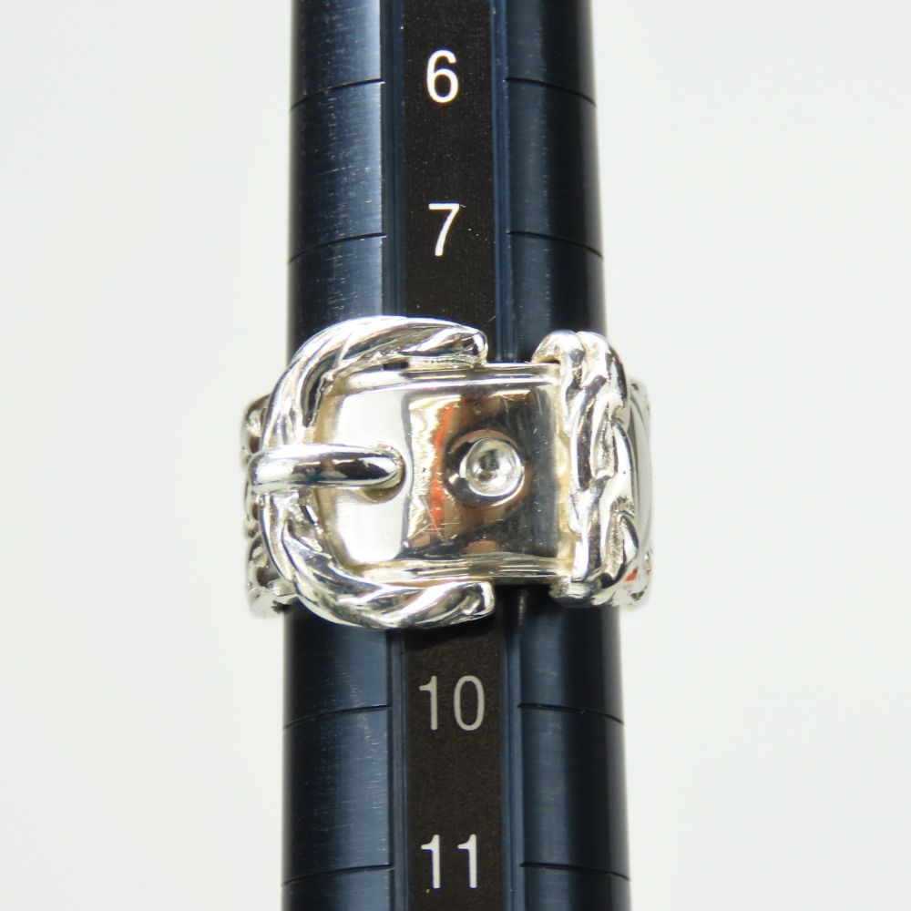 USED HERMES Ring Diane US 5 51 Silver925 12.1g Silver