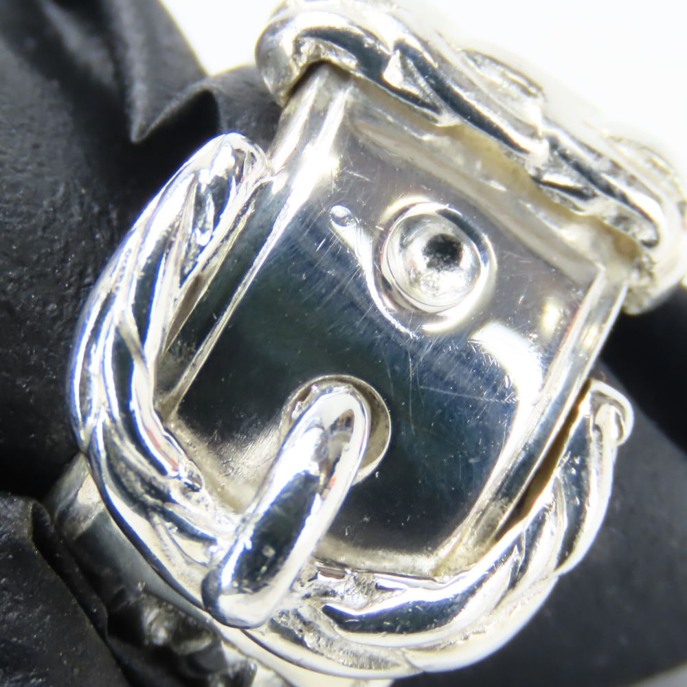 Hermès Vintage Diane Ring ＃53　925 Hermes Diane Belt Band Ring Sterling Silver 925 Size 53 Used