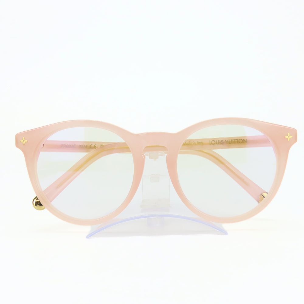 USED LOUIS VUITTON sunglasses Z2003E Monogram plastic Milky  display picture 3