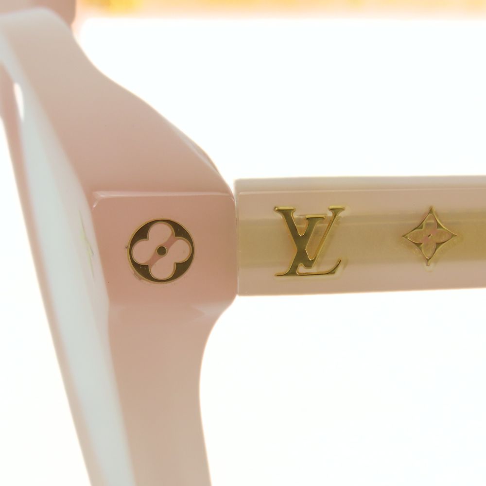 USED LOUIS VUITTON sunglasses Z2003E Monogram plastic Milky  display picture 1