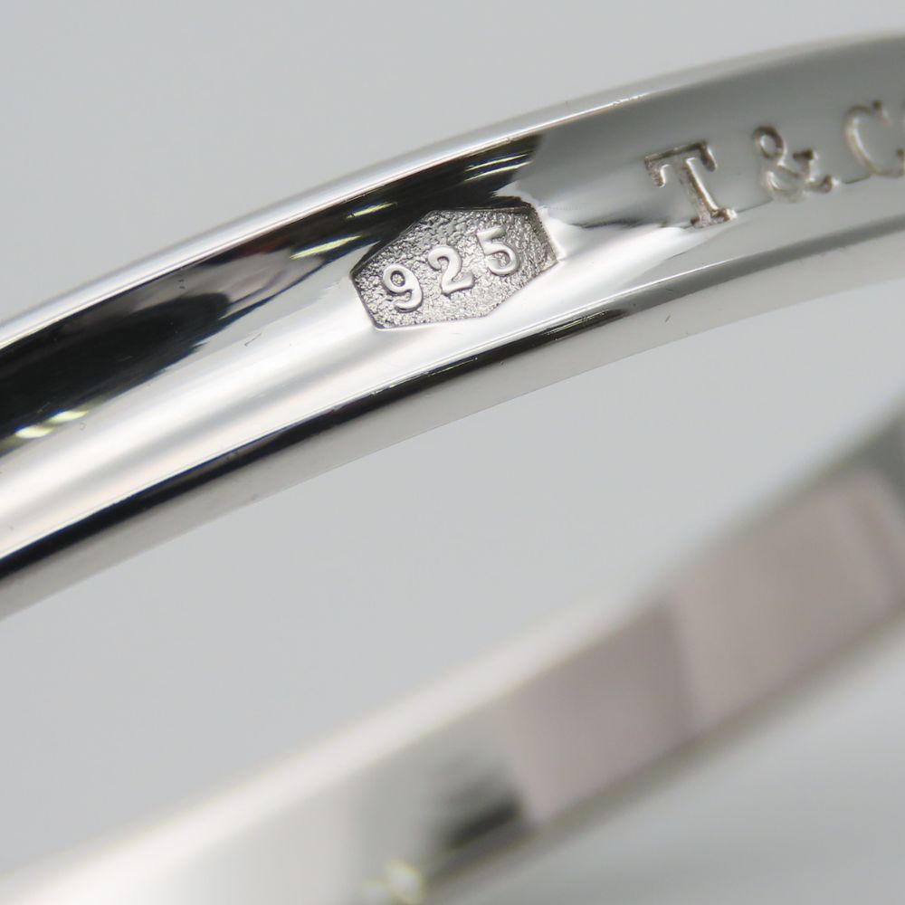 USED TIFFANY&Co. Bangle 1837 basic Silver925 31.3g Silver bracelet