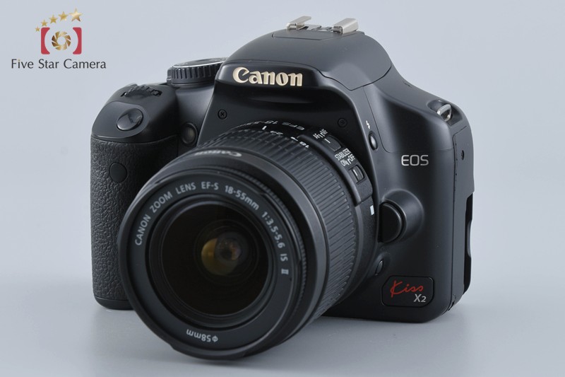 EOS Kiss X2 Canon Camera EF-S Digital SLR Rebel 18-55mm ⁄ with