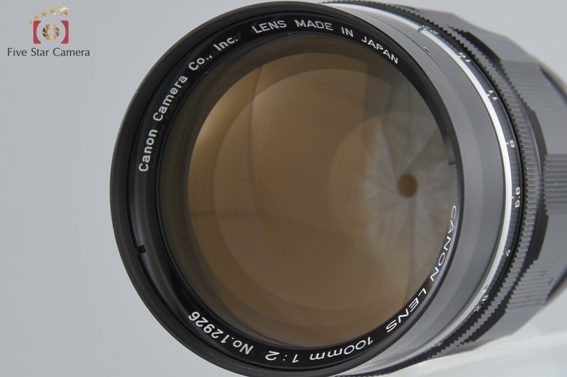 Canon 100mm f/2 L39 LTM Leica Thread Mount Lens | eBay