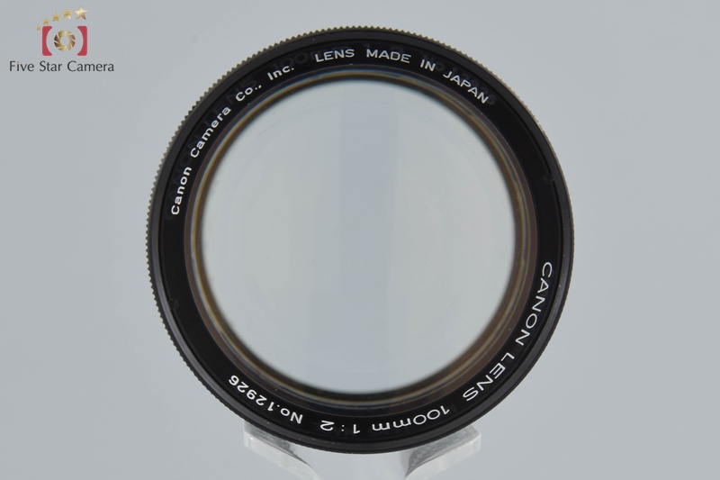 Canon 100mm f/2 L39 LTM Leica Thread Mount Lens | eBay