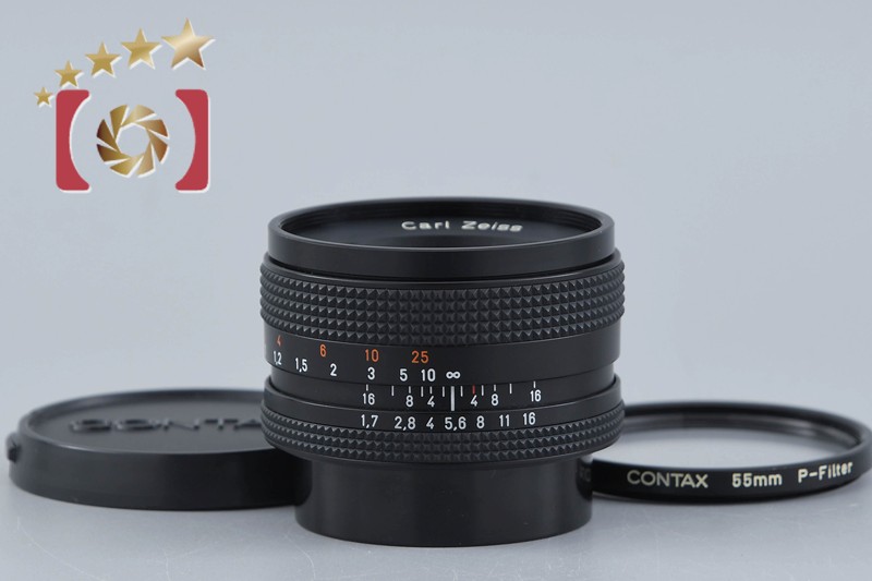 コンタックス Contax Planar 50mm f/1.7 AEJ 3522 CONTAX Carl Zeiss Planar 50mm f/1.7 T* AEJ [Near Mint] | eBay