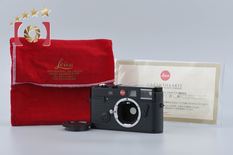 Leica M6 TTL 0.85 Black Paint NSH Limited to 400 Units Model Film