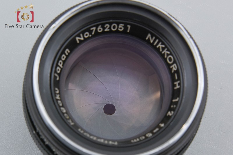 Nikon Sマウント Nikkor-H 50mm f/2 Nikon NIKKOR-H 50mm f/2 for Nikon S Mount | eBay