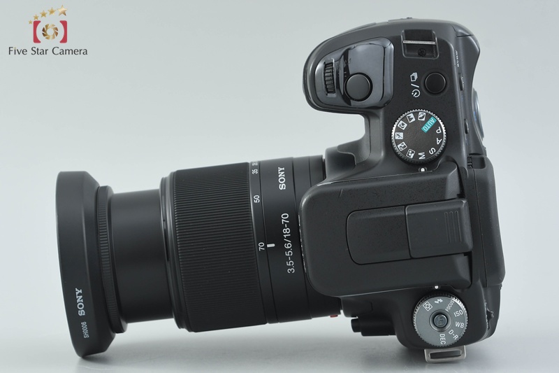 Sony α100 DSLR-A100 Black 10.2 MP 18-70 Lens [Japanese Language