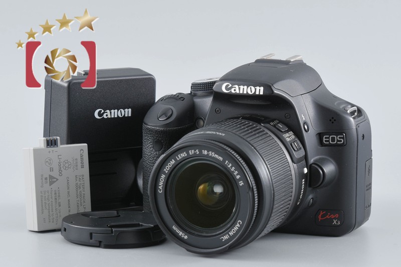 ◆◆ Canon【EOS kiss X3 EF-S 18-55 ISkit】◆◆ Canon EOS Kiss X3 / Rebel T1i / 500D 15.1 MP DSLR EF-S 18-55 IS