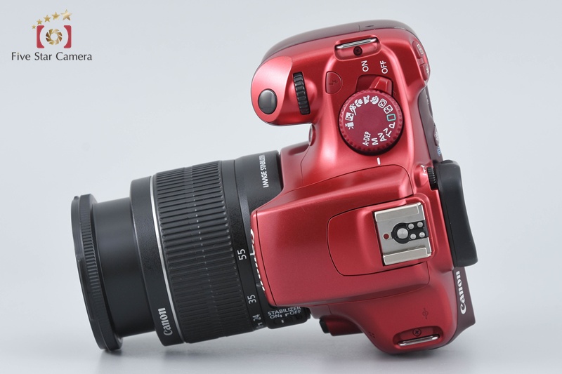 CANON EOS Kiss X50 RED - DOUBLE ZOOM KIT 携帯様バッグ付属 【公式通販】