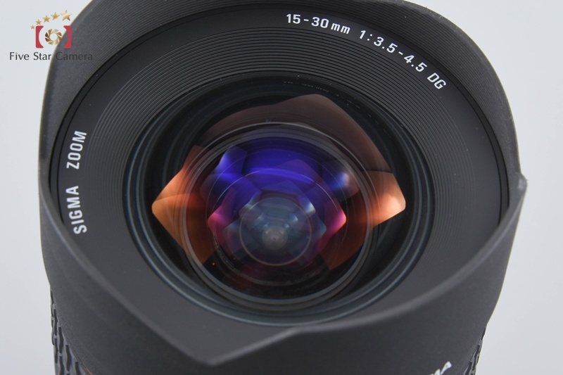 Sigma 15-30mm f/3.5-4.5 EX DG Aspherical IF for Sony/Minolta A