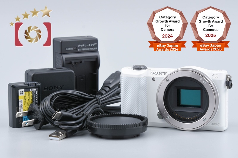 SONY ILCE−5000 ILCE-5000Y(W) Sony α5000 ILCE-5000 White 20.1 MP Digital Mirrorless Camera