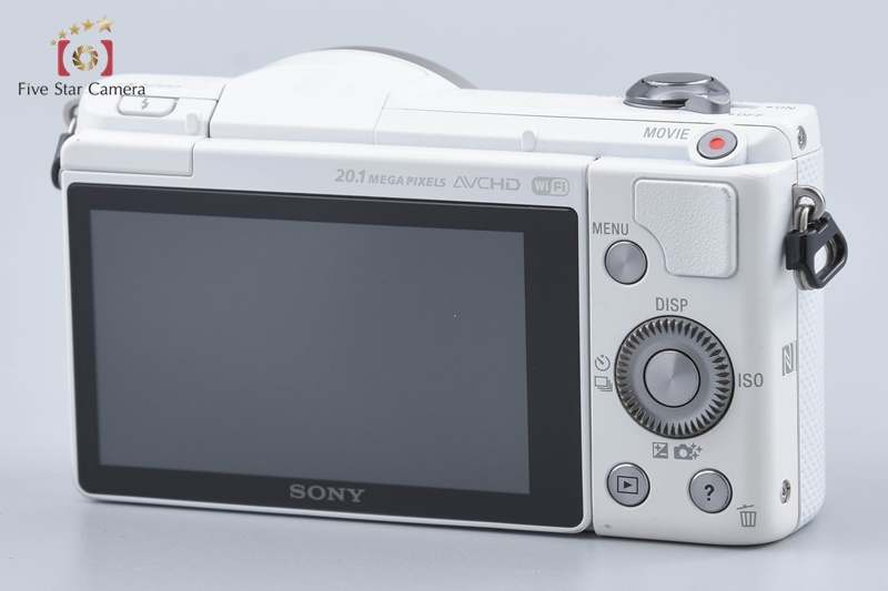 Sony α5000 ILCE-5000 White 20.1 MP Digital Mirrorless Camera