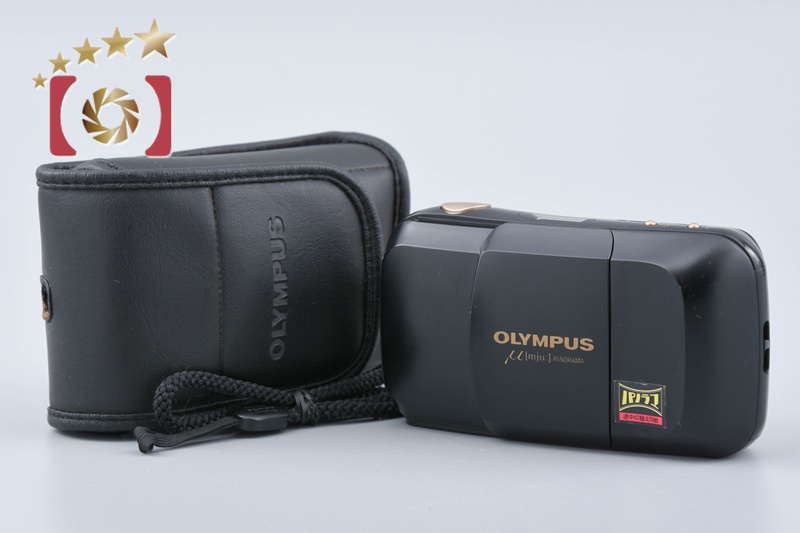 かめらや】3095 OLYMPUS μ[mju:] PANORAMA OLYMPUS LENS 35mm F3.5