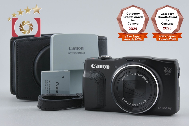 Canon PowerShot SX700 HS Black 16.1 MP Digital Camera | eBay