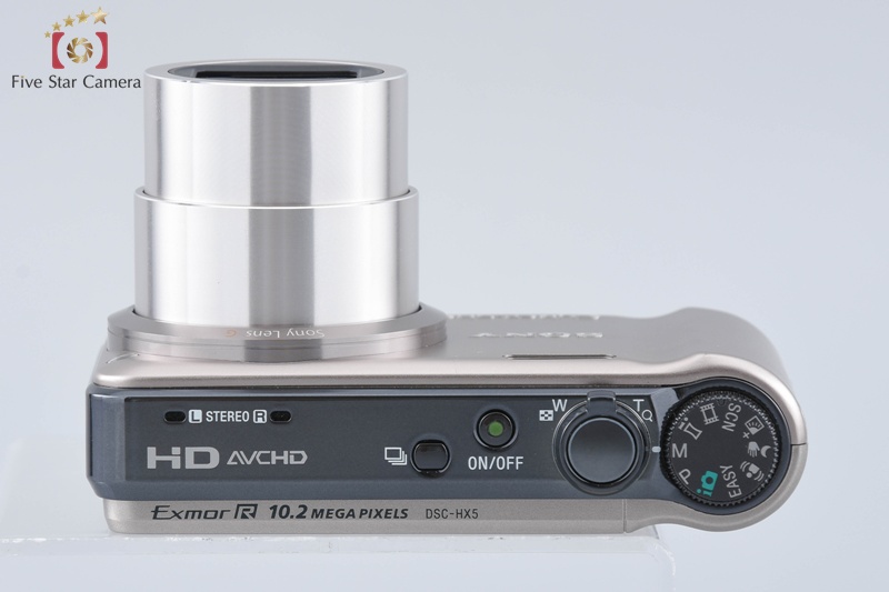 Sony Cyber-Shot DSC-HX5V Gold Digital Camera [Japanese Language