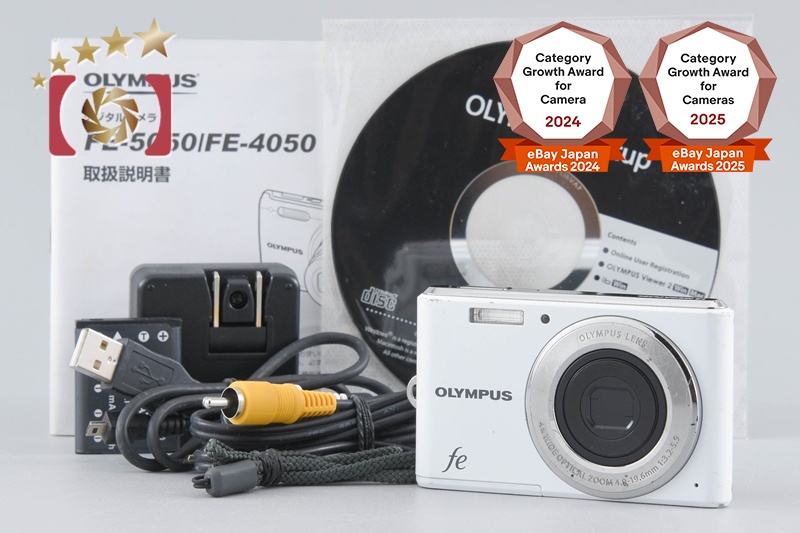 Olympus FE-4050 White 12.0 MP Digital Camera | eBay