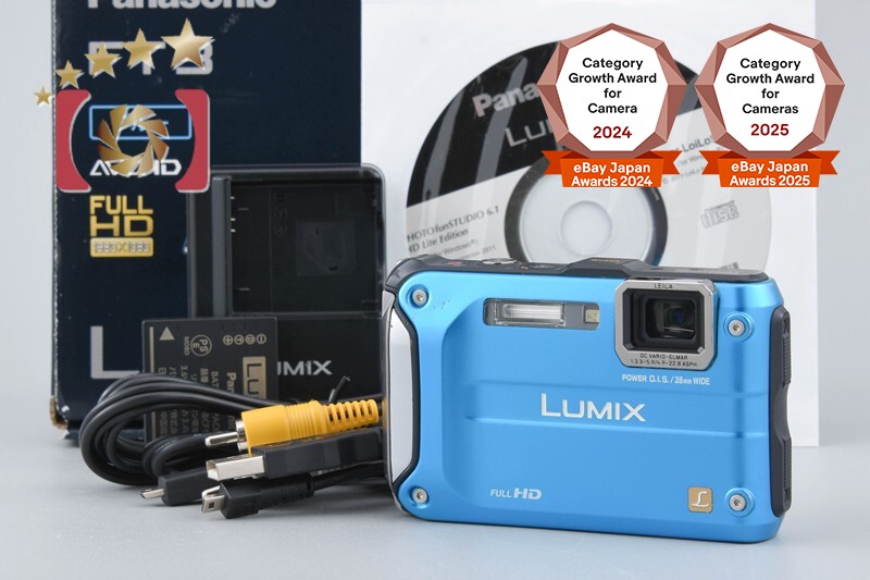 Panasonic LUMIX DMC-FT3 Blue 12.1 MP Digital Camera [Japanese