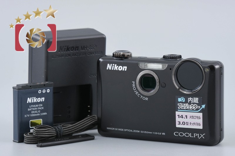 Nikon COOLPIX S1100 pj Black 14.1 MP Digital Camera | eBay