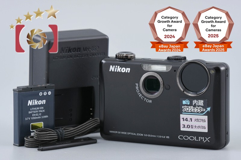 Nikon COOLPIX S1100 pj Black 14.1 MP Digital Camera | eBay
