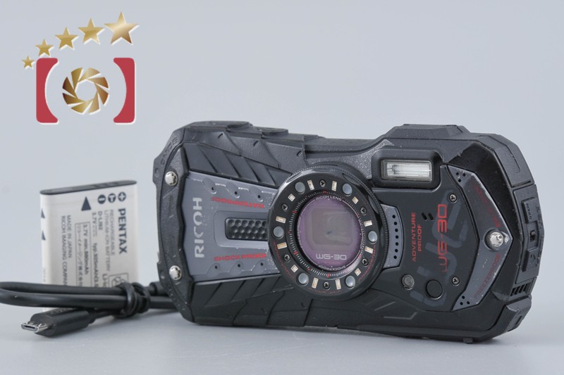 Ricoh PENTAX WG-30 Black 16.0 MP Waterproof Action Camera | eBay