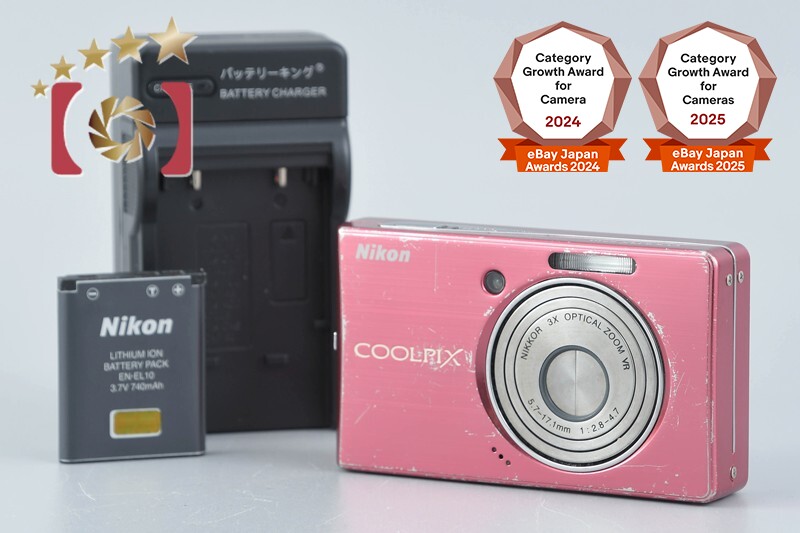 m3650 Nikon COOLPIX S510 デジカメ レッド系？ Nikon COOLPIX S510 Raspberry Red 8.1 MP Digital Camera from Japan