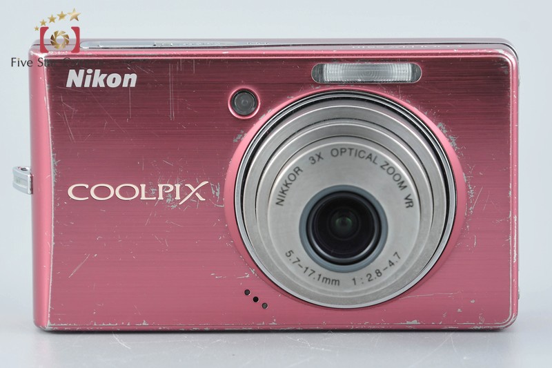 Nikon COOLPIX S510 Raspberry Red 8.1 MP Digital Camera from Japan
