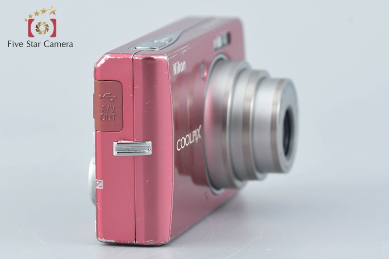 Nikon COOLPIX S510 Raspberry Red 8.1 MP Digital Camera from Japan