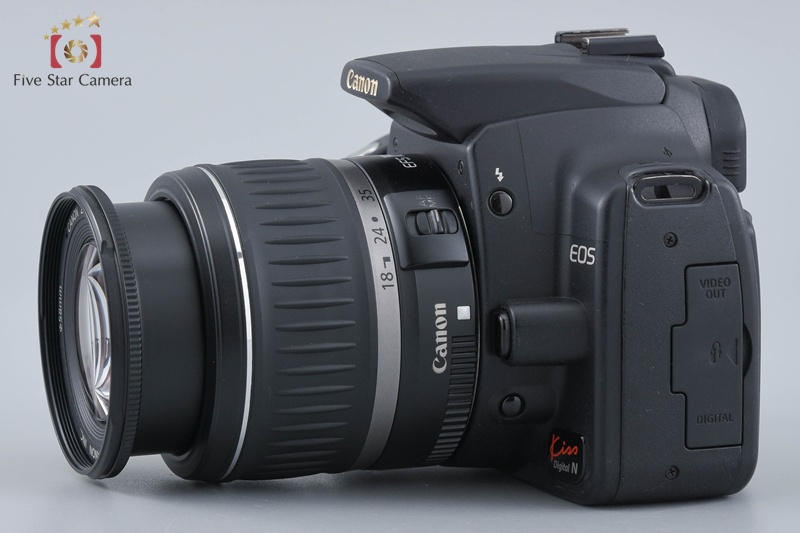 Canon EOS kiss Digital N Black 8.0 MP Digital SLR Camera 18-55